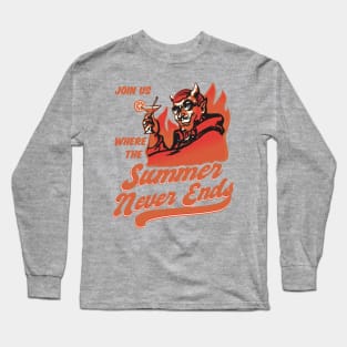 Where the Summer never ends - White Long Sleeve T-Shirt